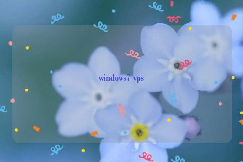 windows7 vps