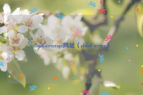 cloudserverapi网址（cloud server）