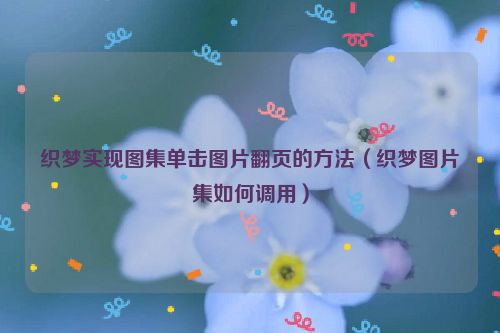 织梦实现图集单击图片翻页的方法(织梦图片集如何调用)
